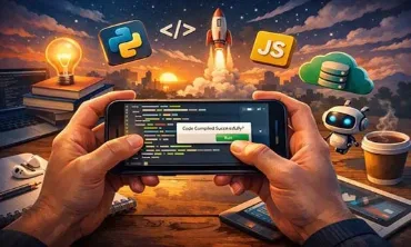 برنامه‌نویسی با گوشی موبایل: راهنمای ساده برای شروع کدنویسی با تلفن همراه